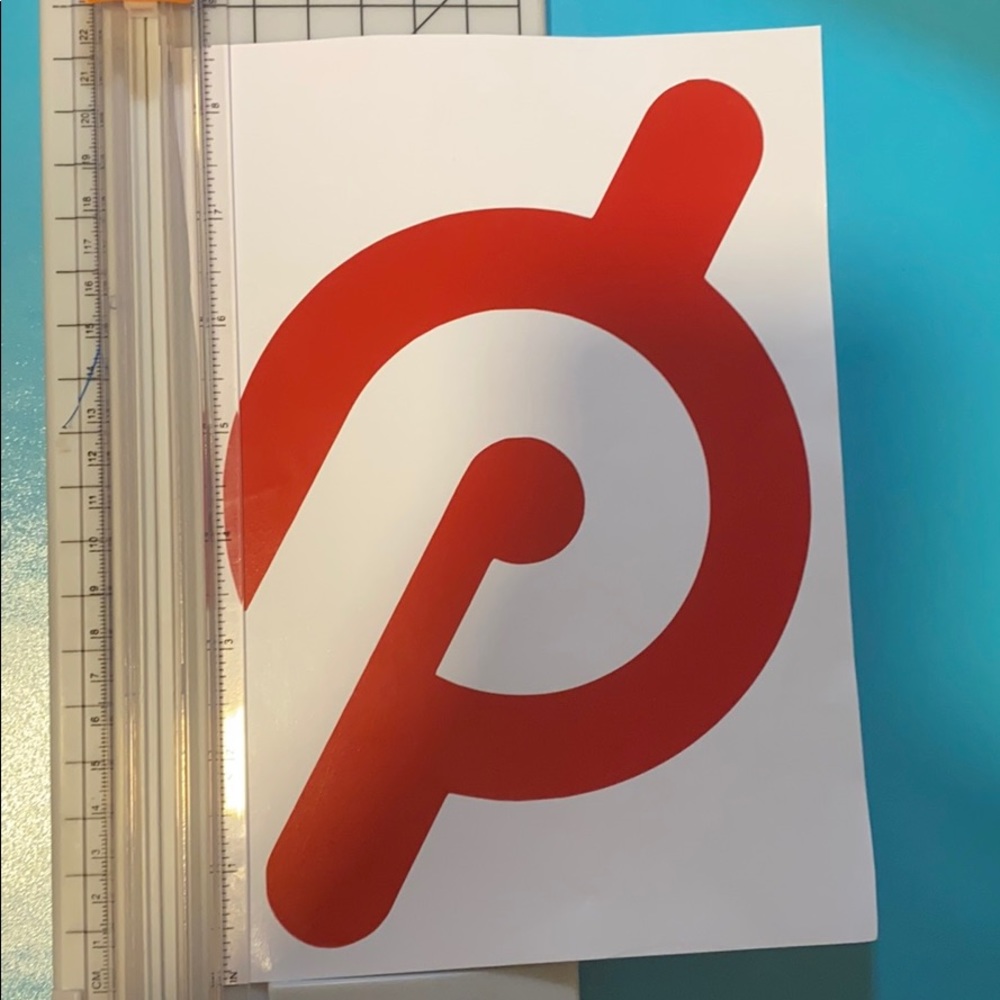 Large Peloton Decal Sticker 8” tall